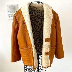 VINTAGE ITALIAN SHEARLING COAT